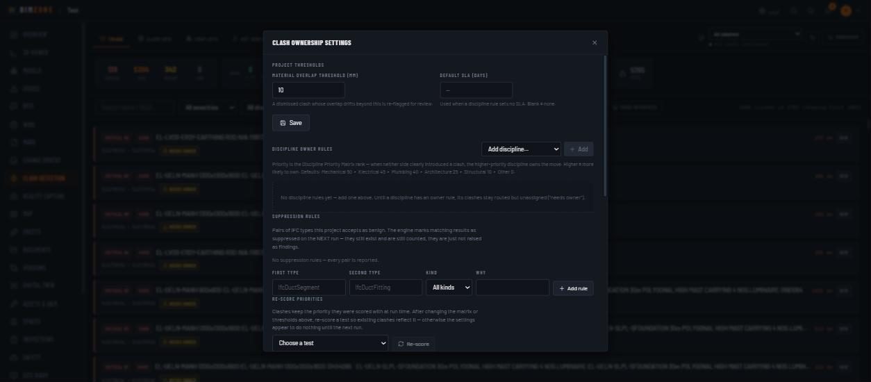 Clash ownership settings